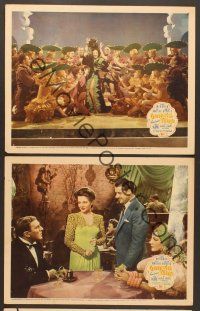 3p941 GREENWICH VILLAGE 3 LCs '44 sexy Carmen Miranda, Don Ameche, William Bendix!