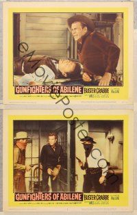 3p942 GUNFIGHTERS OF ABILENE 3 LCs '59 cowboy Buster Crabbe in trouble!