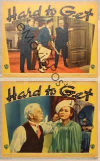 3p944 HARD TO GET 3 LCs '38 Ray Enright directed, Dick Powell, Melville Cooper!
