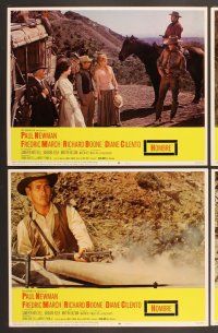 3p325 HOMBRE 8 LCs '66 Paul Newman, Fredric March, directed by Martin Ritt, it means man!