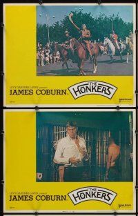 3p327 HONKERS 8 LCs '72 James Coburn, Lois Nettleton, Anne Archer, bull riding!