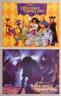 3p333 HUNCHBACK OF NOTRE DAME 8 English LCs '96 Walt Disney cartoon from Victor Hugo's novel!