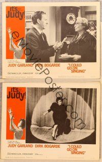 3p948 I COULD GO ON SINGING 3 LCs '63 Judy Garland performing on stage, Dirk Bogarde!