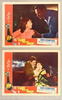 3p787 I SAW WHAT YOU DID 6 LCs '65 Joan Crawford, William Castle horror!