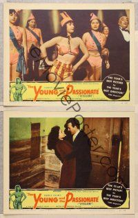3p950 I VITELLONI 3 LCs '53 Federico Fellini's The Young & The Passionate, Franco Interlenghi!