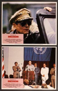 3p339 INCHON 8 LCs '82 Laurence Olivier as General MacArthur, Jacqueline Bisset!