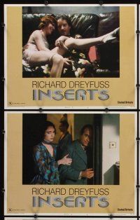 3p344 INSERTS 8 LCs '76 x-rated Richard Dreyfuss, Jessica Harper, a degenerate film with dignity!