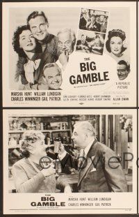 3p890 INSIDE STORY 4 LCs R54 Marsha Hunt, William Lundigan, Charles Winninger, The Big Gamble!