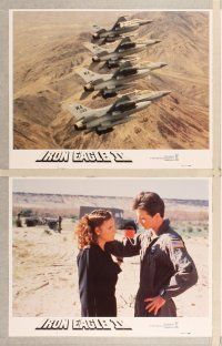3p348 IRON EAGLE 2 8 int'l LCs '88 Louis Gossett Jr., cool image of F-16 fighter jets in formation!