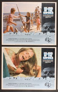 3p350 ISLAND OF THE DAMNED 8 LCs '78 a nice place to visit, but you could never LIVE there!