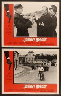 3p362 JOHNNY NOBODY 8 LCs '66 William Bendix, Nigel Patrick directed, Aldo Ray in the title role!