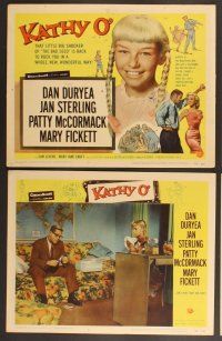 3p370 KATHY O' 8 LCs '58 sexy Jan Sterling & Patty McCormack from The Bad Seed!