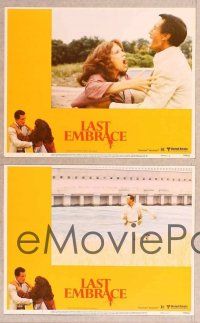 3p385 LAST EMBRACE 8 LCs '79 Roy Scheider, Janet Margolin, directed by Jonathan Demme!