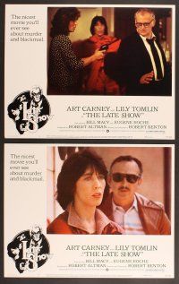 3p388 LATE SHOW 8 LCs '77 Art Carney, Lily Tomlin, Bill Macy, Joanna Cassidy!