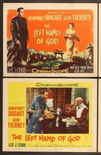 3p391 LEFT HAND OF GOD 8 LCs '55 priest Humphrey Bogart in Asia w/pretty Gene Tierney!
