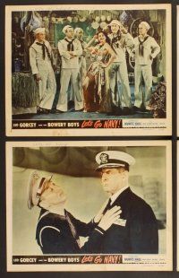 3p394 LET'S GO NAVY 8 LCs '51 directed by William Beaudine, Bowery Boys w/Leo Gorcey & Huntz Hall!