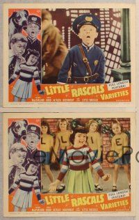 3p895 LITTLE RASCALS VARIETIES 4 LCs '59 wacky images of Alfalfa, Darla, Our Gang musical!