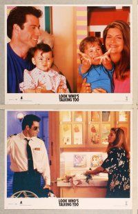 3p408 LOOK WHO'S TALKING TOO 8 LCs '90 John Travolta & Kirstie Alley have talking babies!