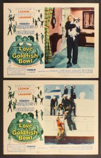 3p411 LOVE IN A GOLDFISH BOWL 8 LCs '61 Tommy Sands, Fabian, Toby Michaels, Jan Sterling!
