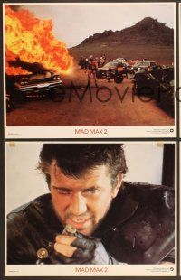 3p015 MAD MAX 2: THE ROAD WARRIOR 10 int'l LCs '81 Mel Gibson returns as Mad Max, art by Commander!