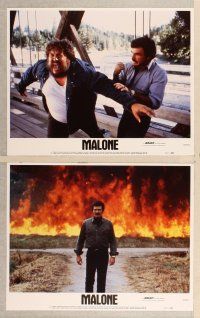 3p422 MALONE 8 LCs '87 cool images of Burt Reynolds, Lauren Hutton, Cliff Robertson!