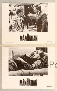 3p898 MANHATTAN 4 LCs '79 classic images of Woody Allen & Diane Keaton in New York City!