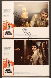 3p959 MEAN STREETS 3 LCs '73 Harvey Keitel, Martin Scorsese, border artwork of hand holding gun!