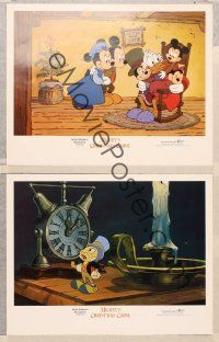 3p960 RESCUERS/MICKEY'S CHRISTMAS CAROL 3 LCs '83 Disney, Mickey Mouse, Scrooge McDuck, Donald!