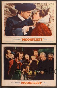 3p829 MOONFLEET 5 LCs '55 Fritz Lang, Stewart Granger, Joan Greenwood, sexy Viveca Lindfors!