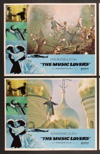 3p461 MUSIC LOVERS 8 LCs '71 directed by Ken Russell, Richard Chamberlain & Glenda Jackson!
