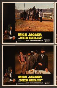 3p471 NED KELLY 8 LCs '70 Mick Jagger as legendary Australian bandit, Tony Richardson!