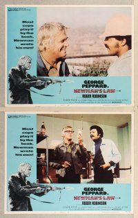 3p475 NEWMAN'S LAW 8 LCs '74 most cops play by the book, George Peppard writes his own!