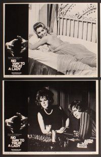 3p485 NO WAY TO TREAT A LADY 8 LCs '68 Rod Steiger, sexy Lee Remick & George Segal!