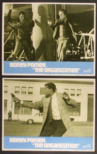 3p501 ORGANIZATION 8 LCs '71 Sidney Poitier in action as Mr. Tibbs, an honest cop with guts!