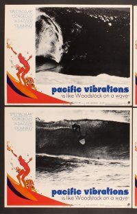 3p508 PACIFIC VIBRATIONS 8 LCs '71 AIP, really awesome surfing images & border artwork!