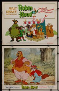 3p033 ROBIN HOOD 9 LCs '73 Walt Disney's cartoon version, the way it REALLY happened!