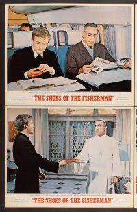 3p575 SHOES OF THE FISHERMAN 8 LCs '69 David Janssen, Laurence Olivier, Pope Anthony Quinn!