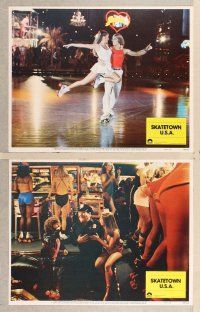 3p585 SKATETOWN USA 8 LCs '79 rock & roller disco movie of the year, Patrick Swayze, Flip Wilson!