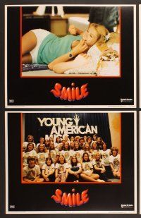 3p593 SMILE 8 LCs '75 Micahel Ritchie directed, Annette O'Toole, Bruce Dern!