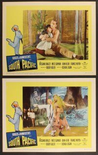 3p600 SOUTH PACIFIC 8 LCs R64 Rossano Brazzi, Mitzi Gaynor, Rodgers & Hammerstein musical!