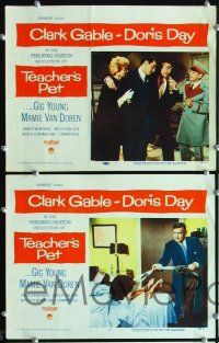 3p633 TEACHER'S PET 8 LCs '58 teacher Doris Day, pupil Clark Gable, sexy Mamie Van Doren!