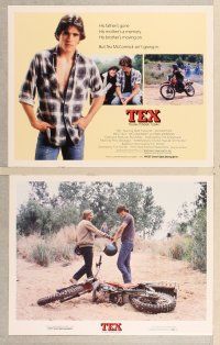 3p641 TEX 8 LCs '82 young Matt Dillon, Meg Tilly & Emilio Estevez, from S.E. Hinton's novel!