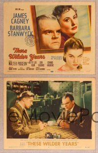 3p647 THESE WILDER YEARS 8 LCs '56 James Cagney & Barbara Stanwyck have a teenager in trouble!