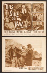 3p657 THIS SIDE OF THE LAW 8 LCs '50 Viveca Lindfors, Kent Smith, Janis Page!