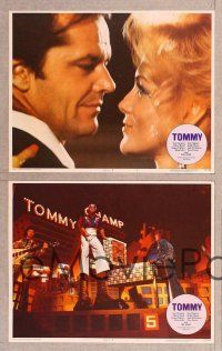 3p670 TOMMY 8 LCs '75 The Who, Roger Daltrey, sexy Ann-Margret & Jack Nicholson, rock & roll!