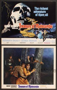 3p037 TREASURE OF MATECUMBE 9 LCs '76 Walt Disney, Robert Foxworth, Joan Hackett & Peter Ustinov!