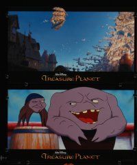 3p676 TREASURE PLANET 8 int'l LCs '02 Walt Disney sci-fi adventure cartoon!