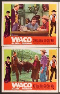 3p710 WACO 8 LCs '66 Howard Keel, border art of sexy Jane Russell, Brian Donlevy