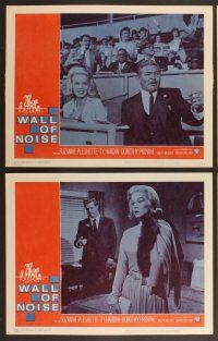 3p713 WALL OF NOISE 8 LCs '63 sexy Suzanne Pleshette, Ty Hardin, horse racing!