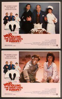 3p735 WHO IS KILLING THE GREAT CHEFS OF EUROPE 8 LCs '78 George Segal, Jacqueline Bisset!